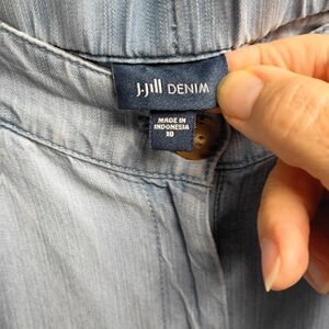 J. Jill Light Blue Denim Tencel Pants